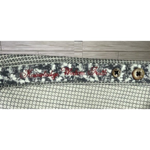 Robert Graham X Tailored Fit Button Up Mens Size 46/18‎ 100% Cotton Gray White - Picture 5 of 11